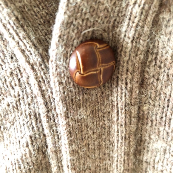 Jantzen Brown Men's Cardigan Sweater - Picture 2 of 4